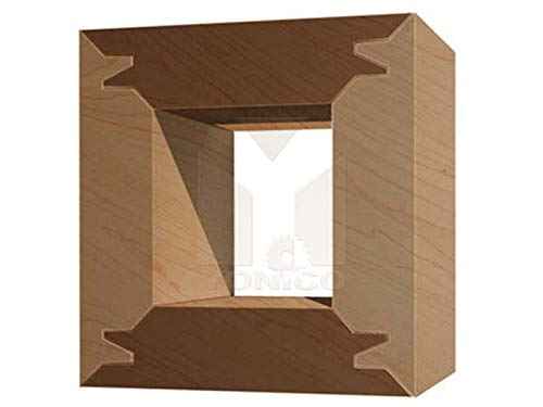 YONICO 45° Lock Miter Router Bit Set – 3 Bits, 1/2-Inch Shank for Precision Joinery