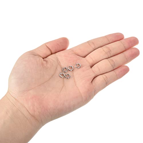 Fishing Split Rings - Double Flat Ring Lure Connector, 0.8mm x 6mm