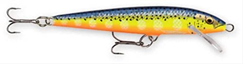 Original Floater Fishing Lure - 2.8 inches, Hot Steel Color