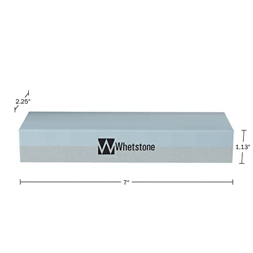 Whetstone Cutlery Dual-Sided 400/1000 Grit Wet Stone Knife Sharpening Stone 1-Pack