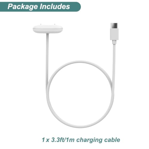 Charger for Google Fitbit Air Activity Tracker - White