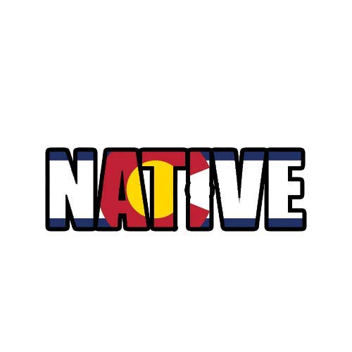 Colorado Native Vinyl Sticker - 5-Inch Weatherproof Decal for Laptop & Car