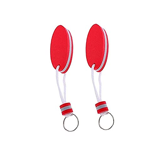 Floating Keychain - 2 Pieces Buoyant Key Rings for Outdoor Sports