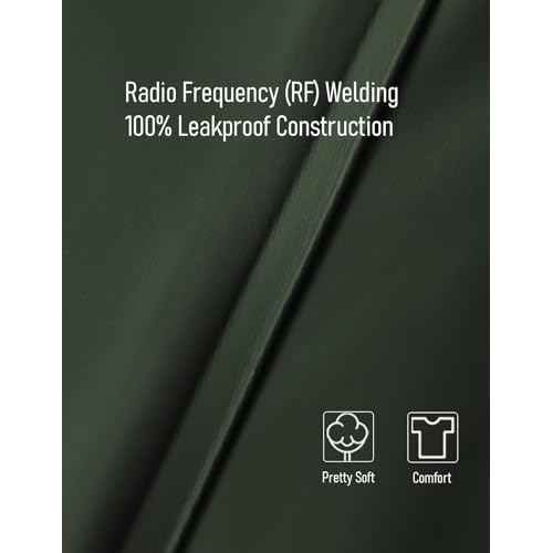 Town & Field Waterproof Overall Rain Pants, Heavy-Duty Rubber Bib, Unisex Fit Workwear for Industrial, Fishing, Farming