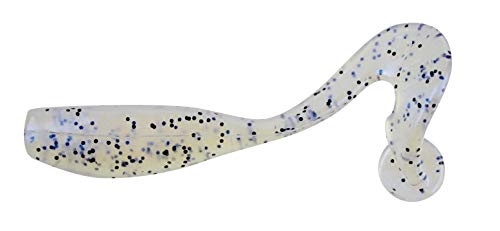 Crappie Fishing Lure - 2.5 Inch Soft Plastic Bait, Pack of 12 - Monkey Milk
