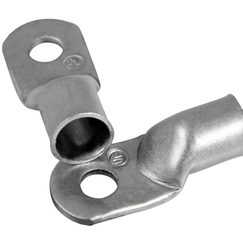 Ancor 4/0 AWG Marine Tinned Copper Lug 2 Pack with 5/16" Ring - Heavy Duty Marine Battery Cable Terminal