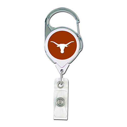 Retractable Badge Holder - NCAA Texas Longhorns, Team Color