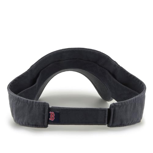 MLB Unisex-Adult Clean Up Adjustable Visor Hat - Boston Red Sox Navy