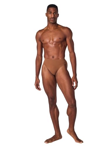 Capezio Men's Full Seat Dance Belt - Large Tan Support Underwear