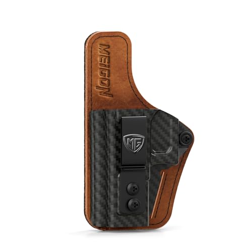 MEIGON Kydex Holster for Springfield Echelon 4.0 Compact - Black Carbon Fiber, Right Hand, Optic Cut, Inside Waistband Concealed Carry