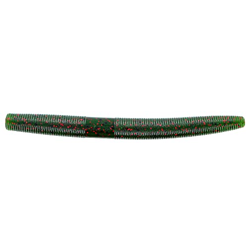 4" Senko Fishing Bait - Watermelon with Black & Red Flake (10 Pack)