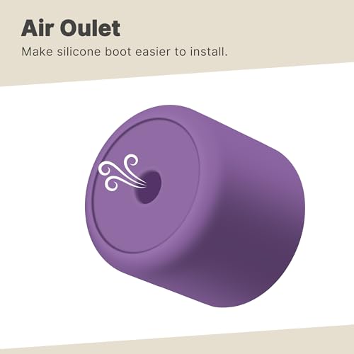 Silicone Boot for Owala FreeSip Twist Water Bottle - Purple