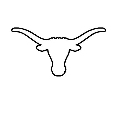 Texas Longhorn Vinyl Sticker - 5-Inch Weatherproof Die Cut Decal