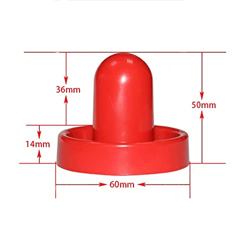 8 Pcs Mini Air Hockey Pushers & Pucks - 60mm Replacement Set