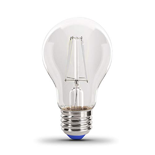 Dimmable Green A19 LED Light Bulb - Clear Glass, 4.5W, 1 Count