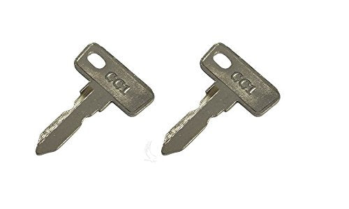Replacement Ignition Keys for Club Car DS/Precedent Golf Carts - 2 Pack