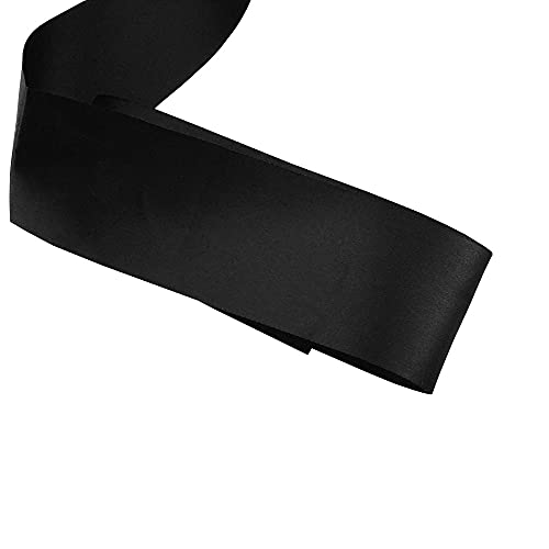 Rhythmic Gymnastics Wand Set - Black Dancing Streamers, 2 Pack