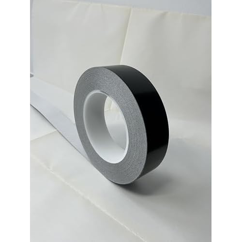 Light Blocking Tape 1.2 inch x165 Feet,100% Blackout DIY Blackout Stickers Black Masking Tape for LED Lights Electronics Windows Indicators Light Strips