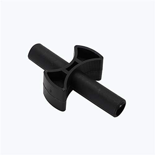 ZIZILAND Trampoline Enclosure Pole Gap Spacers & Screws Set, 12pcs Black