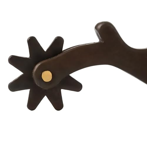 Weaver Leather Men's Equestrian Spur with Antiqued Finish 2-Inch Shank