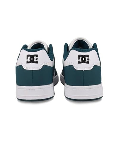 DC Men's Manteca 4 Skate Shoe, Teal/White/Black, 6