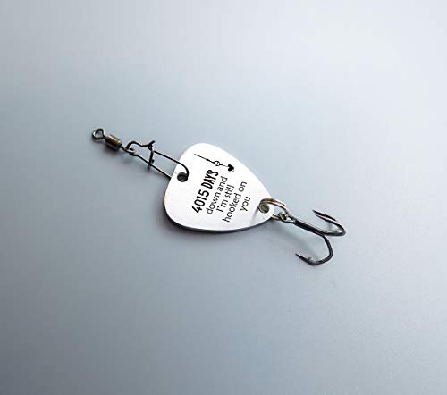 Liduola 11th Wedding Anniversary Fishing Lure for Husband Gift