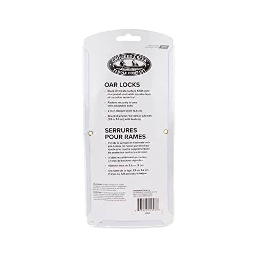 Oar Locks for Boats - Securely Fits Oar Shafts Up to 1-7/8" - 2 Pack