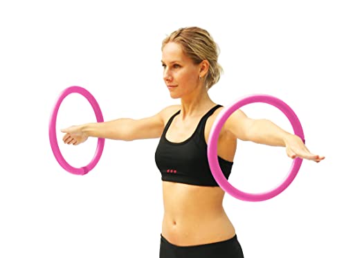 Weighted Arm Hoop Workout - 2 Hoops, 0.9kg - Foam Covered