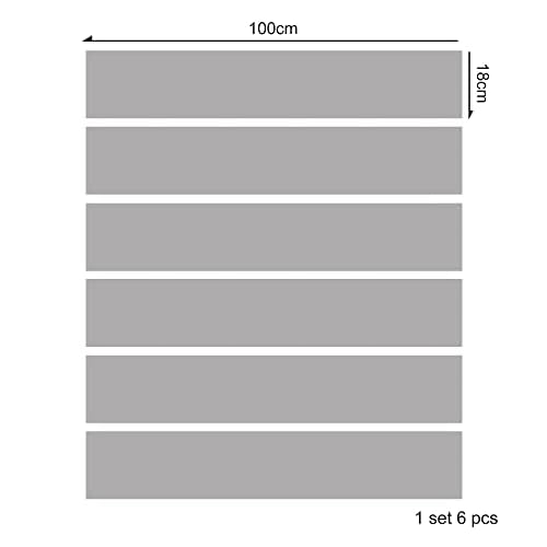 AMAZING WALL Peel and Stick Removable Christmas Party Decoration Santa Tree Reindeer Risers Stairs Self Adhesive Wall Sticker Set 6 PCS