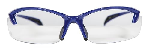 Smith & Wesson Colonel Small Frame Shooting Glasses with No-Slip Rubber, Impact Resistance and Storage Bag for Shooting, Working and Everyday Use