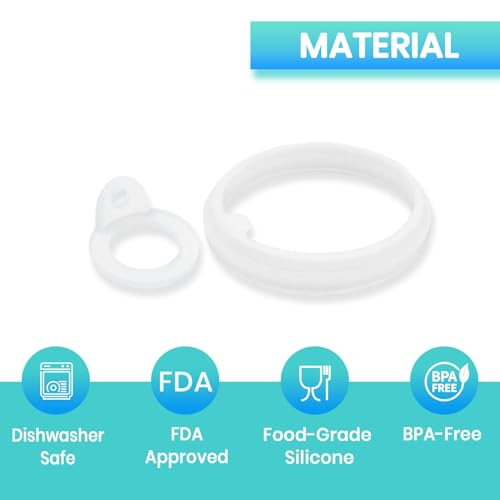 Replacement Silicone Gaskets for Actives Spout Lid - 6 Pack