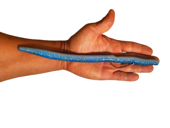 Light Wire Long Neck EWG Offset Worm Hooks - 5/0, 25 Pack