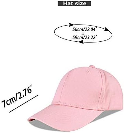 LANGZHEN Unisex Baseball Cap - 100% Cotton Adjustable Denim Dad Hat for Men & Women