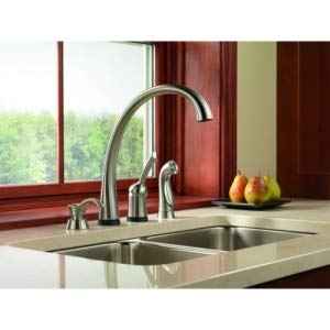 Delta Faucet Pilar Kitchen Soap Dispenser for Kitchen Sinks, Champagne Bronze RP50781CZ