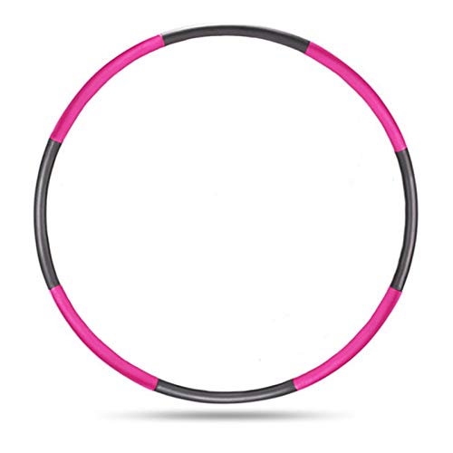 Weighted Exercise Hoop - Detachable & Size Adjustable for Fat Burning