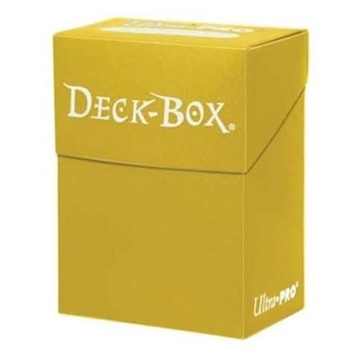 Standard Deck Box for 80 Cards - Yellow Color
