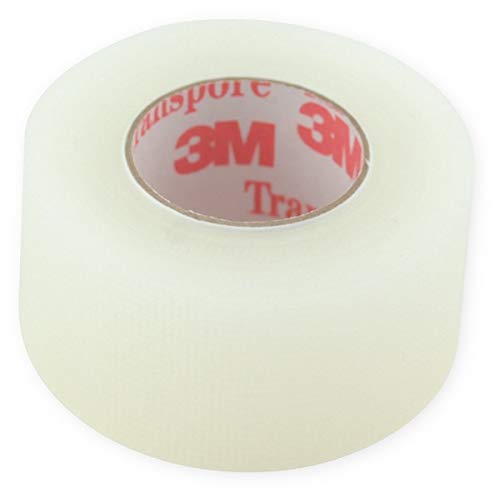 Transpore Clear Surgical Tape 2-Inch x 10-Yard Roll, Hypoallergenic