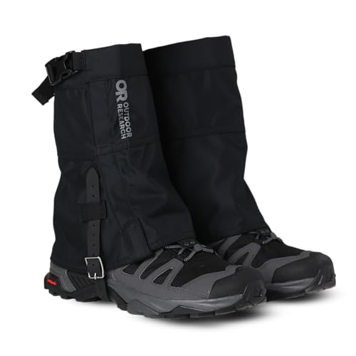 Rocky Mountain Low Gaiters II - Large, Black, Water-Resistant