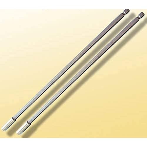 Pack of 2 12" Long Magnetic Bit Extension Extended Holder Quick Change 1/4" Hex Shank for Standard Power Drill