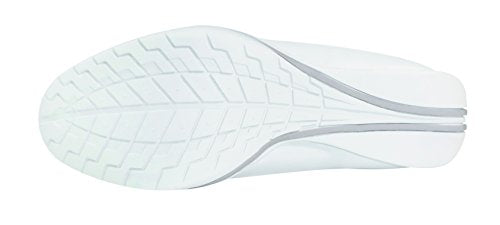 Zephz Zenith Cheerleading Shoes (White) – 5, Low Profile Synthetic Leather, EVA Heel, Rubber Traction