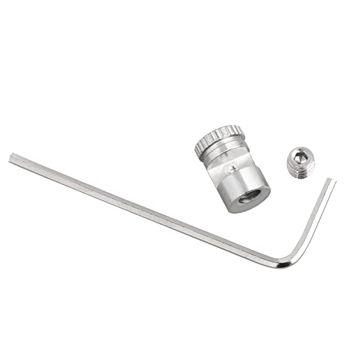 A.I.FORCE 2 Packs Thumb Stud for Buck 110 Folding Knife, Universal Replacement Thumb Button for Folding Hunting Knives Blade Thickness 2.5mm to 3mm, with Hex Wrench (Sliver)