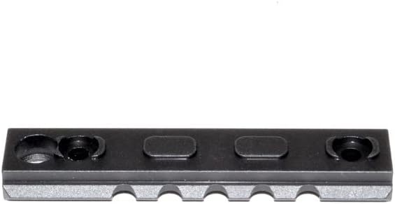 PRESMA Picatinny Rail Section Kit - M-LOK to Picatinny Adapter | 3-Piece Set in Black