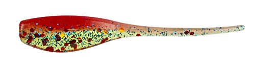 Crappie Baits - 2" Blood Minnow Soft Plastic Lure - Pack of 18