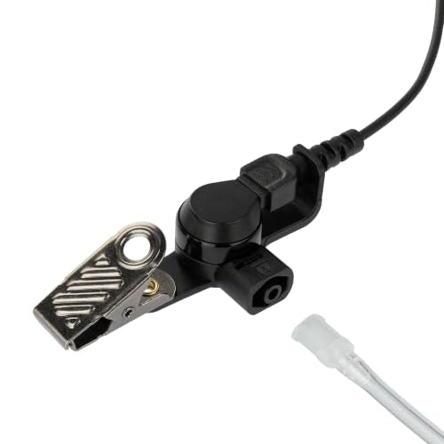 2-Wire Clear Tube Earpiece for Motorola Radios - M1 Connector