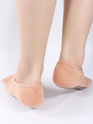 Non-Slip Yoga Pilates Socks for Women - 1 Pair Black
