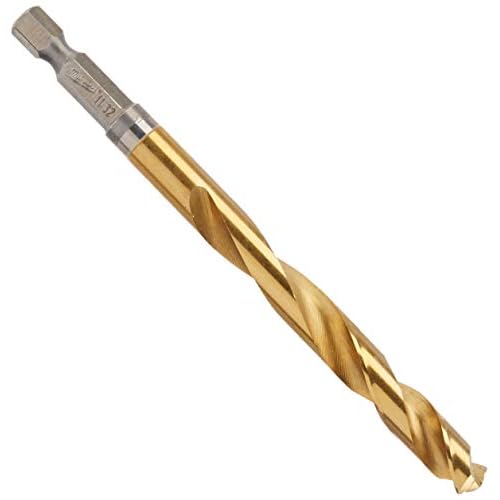 Milwaukee Electric Tool 48-89-4619 Twist Impact Drill Bit, 11/32" Diameter x 4.57" L, 2-13/16 ", 1/4" Hex Shank, 135 Degree