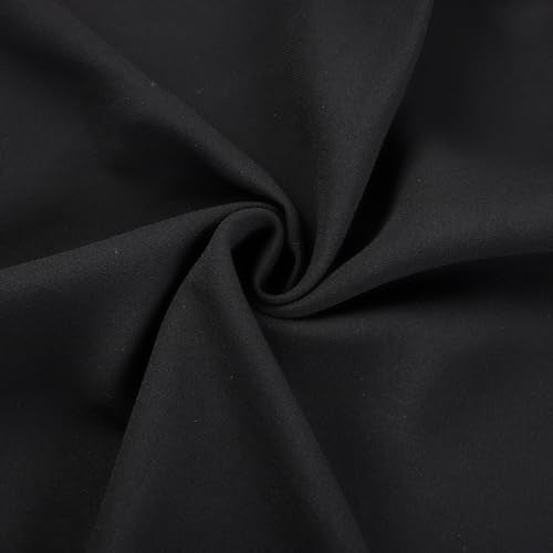 Deesorxin Black One Size Ballet Wrap Skirt for Women & Big Girls Adjustable Waist