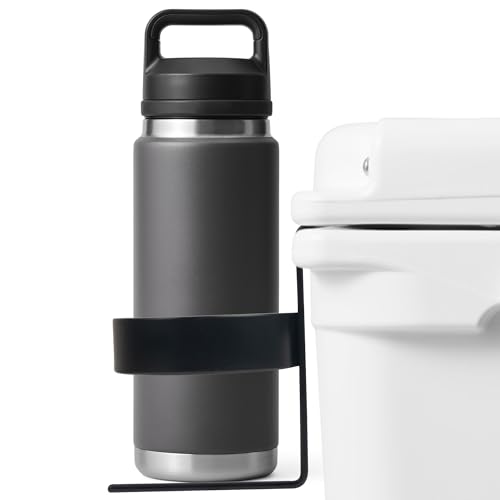 Omoojee Medium Black Cooler Beverage Holder for YETI Tundra & RTIC Coolers – Secure Drink Organizer