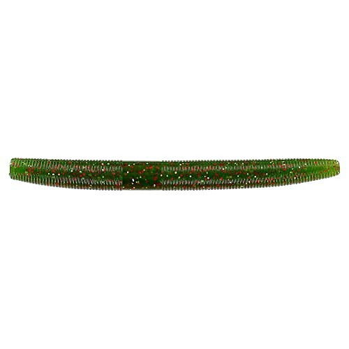 4-Inch Soft Plastic Worm Fishing Lure - Watermelon Red Magic