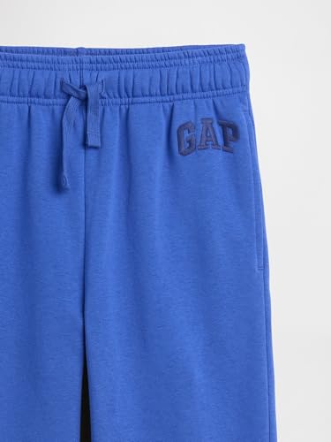GAP Boys Heritage Logo Dazzling Blue Jogger Sweatpants Small - Youth Activewear